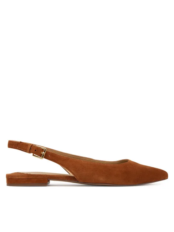Baleriny LAUREN RALPH LAUREN 802967746002 Brązowy