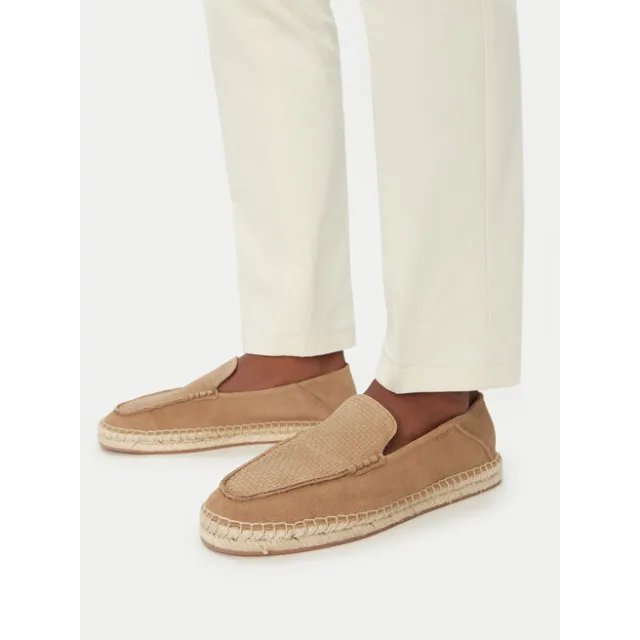 Espadryle BOSS Madeira Mocc 50563149 Beżowy