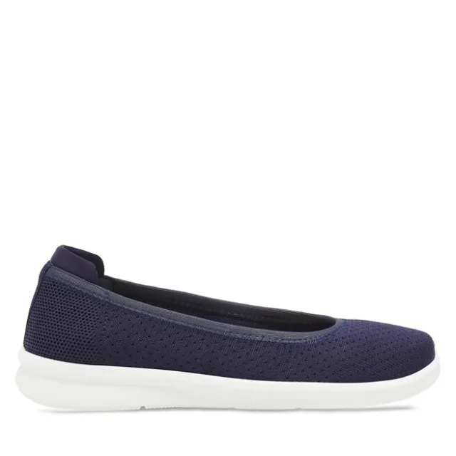 Baleriny Clara Barson Merle H20630-01 Granatowy
