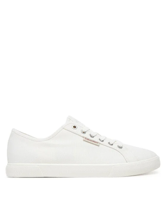 Calvin Klein Jeans Tenisówki Ess Vulc Low Mg Cv YM0YM01301 Biały