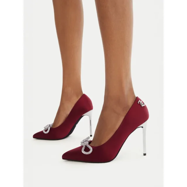 Szpilki Juicy Couture EO-C5164-1 Bordowy