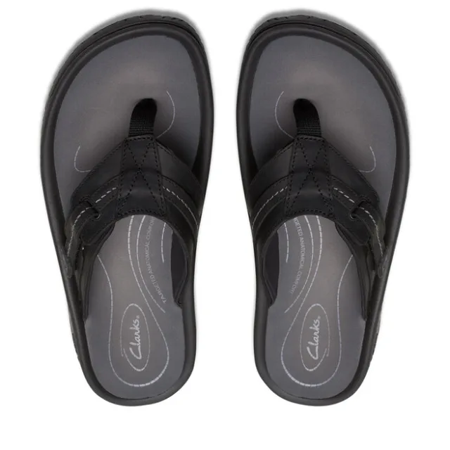 Japonki Clarks Wesley Sun 26176988 Czarny