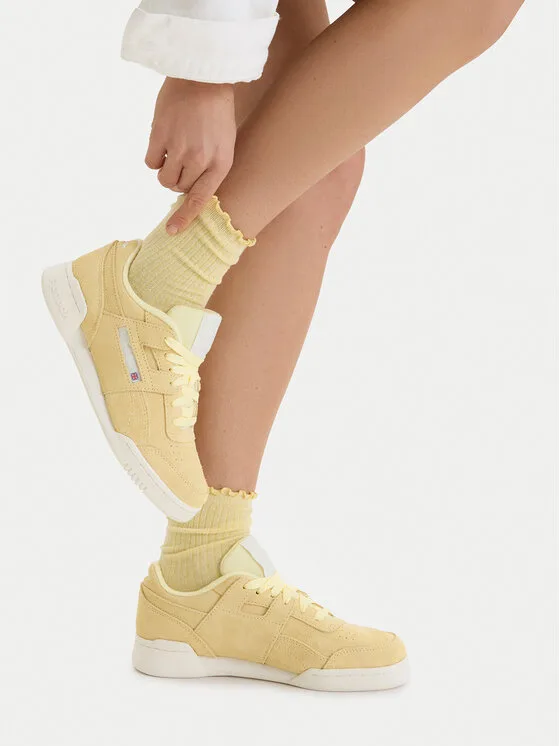 Sneakersy Reebok SS-WORKOUT PLUS 100256570 Żółty jasny