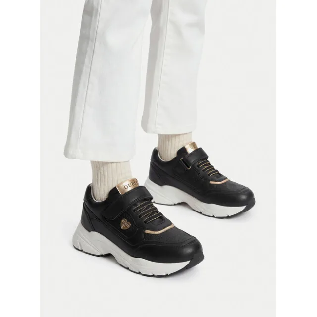 Sneakersy Guess CEO-CI12-TONIC-01 Czarny