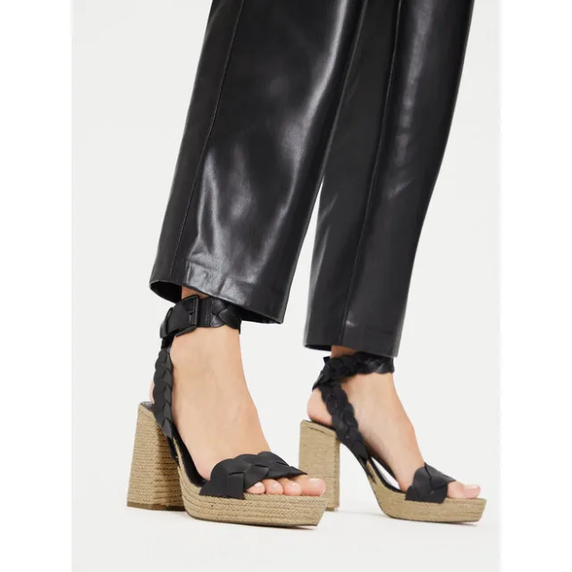 Sandały Pepe Jeans Lenny Braid PLS90652 Czarny