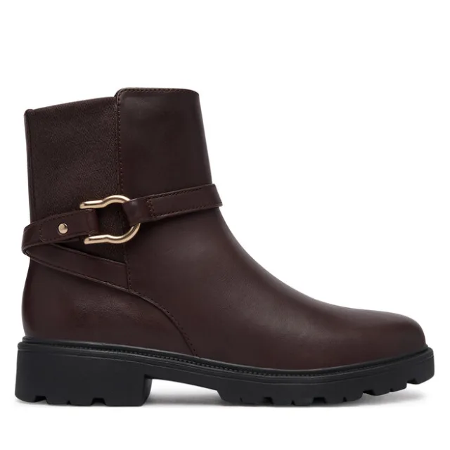 Botki Clarks Code L Bay 26327158 Brązowy ciemny