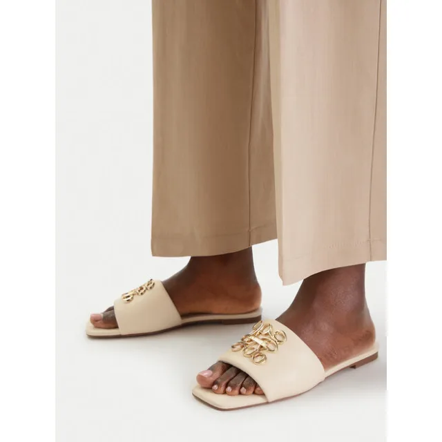 Klapki Nine West CEO-SMRL393663-02 Écru