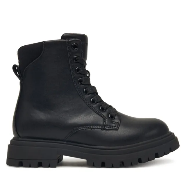 Trapery Calvin Klein Lace Up Bootie V3A5-83120-1464 S Czarny