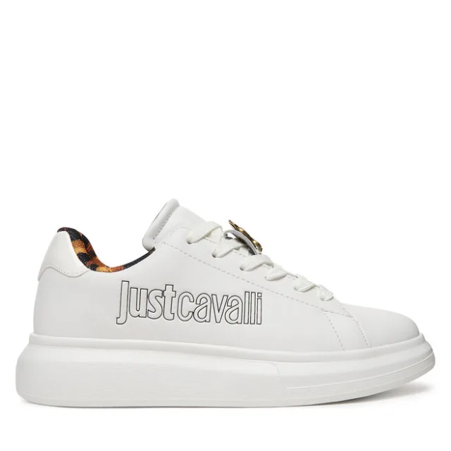 Sneakersy Just Cavalli 80RA3SB3 ZPB99 Biały