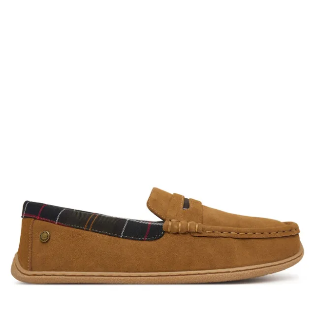 Kapcie Barbour MSL0031BE51 Brązowy jasny