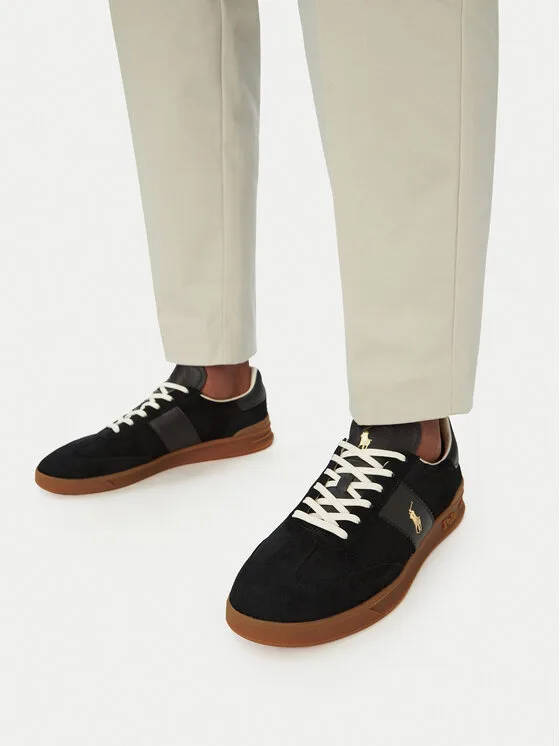 Sneakersy Polo Ralph Lauren 809978010001 Czarny
