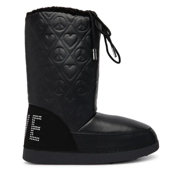 Śniegowce LOVE MOSCHINO JA24322G0PISR000 Czarny