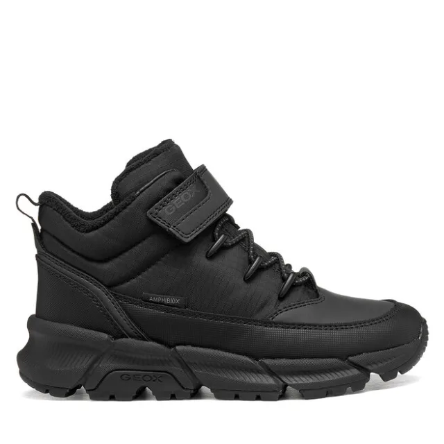 Trzewiki Geox J Flexyper Plus Boy B Abx J66LCA 0FUME C9999 S Czarny
