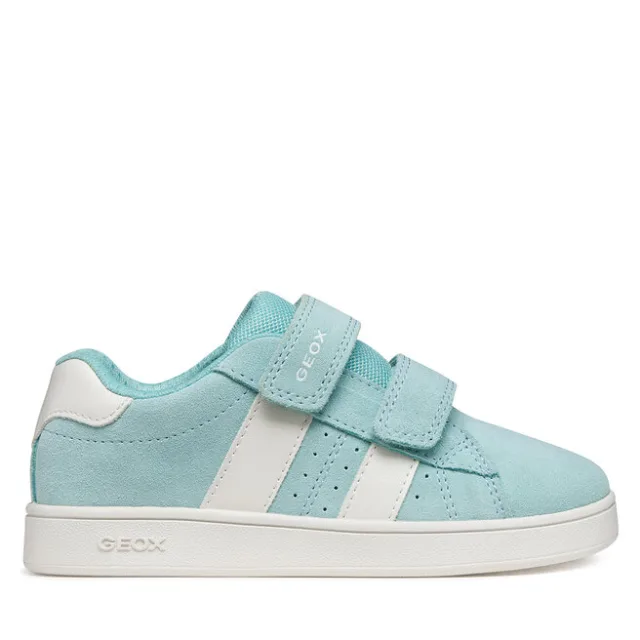 Sneakersy Geox J Eclyper Girl J45LRA 022BC C3B1Z S Niebieski jasny