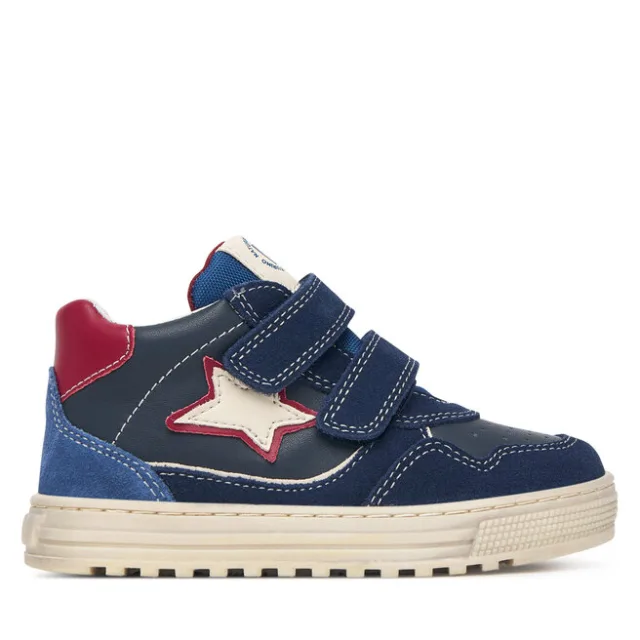 Sneakersy Naturino Hess High 3 VL 2018618 M Granatowy