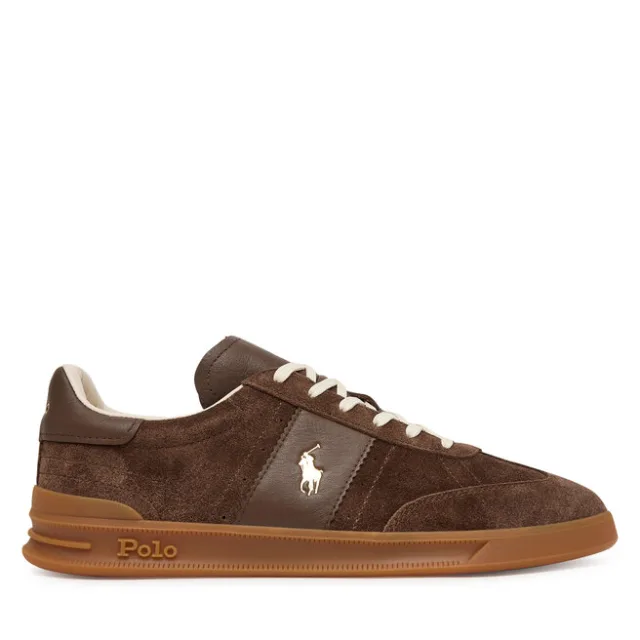 Sneakersy Polo Ralph Lauren 809973707001 Brązowy