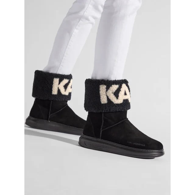 Śniegowce KARL LAGERFELD KL44552 Czarny