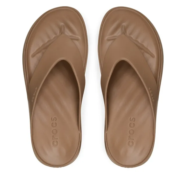 Japonki Crocs Getaway Platform Flip 209410 Brązowy