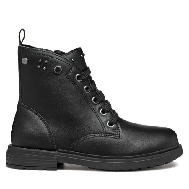 Kozaki Geox Jr Eclair J169QI 0003W C9999 D Czarny