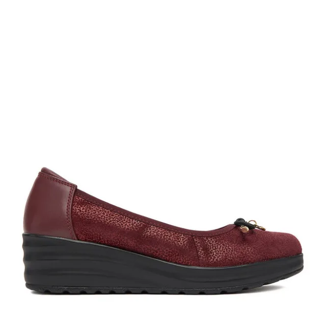 Baleriny Go Soft CEO-WI16-3243-02 Bordowy
