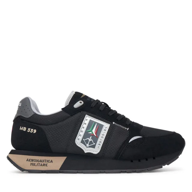 Sneakersy Aeronautica Militare 262SC0292UCT04393 Czarny