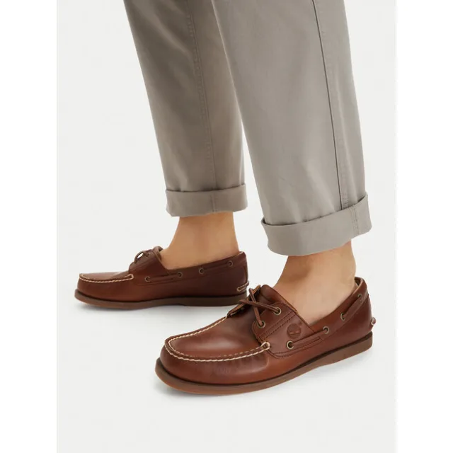 Mokasyny Timberland Classic Boat 2 Eye TB0A232XF741 Brązowy