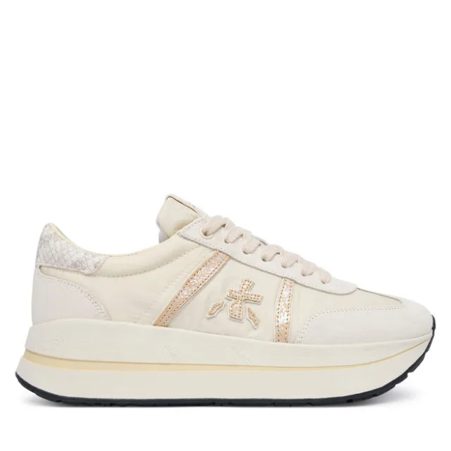 Sneakersy Premiata Bethcoin Var 8145 Kremowy