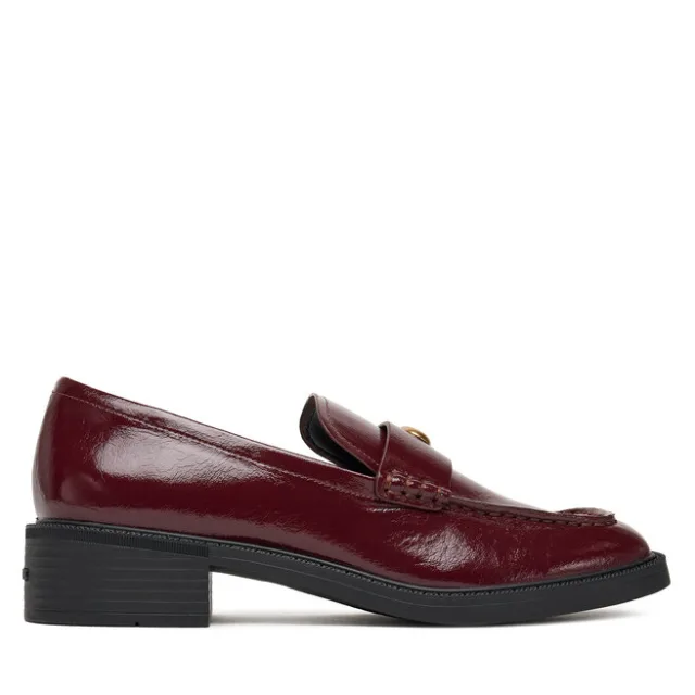 Loafersy Coach CCH83 Bordowy