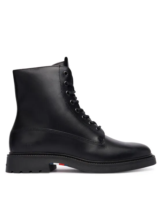 Kozaki Tommy Hilfiger Comfort Lwt FM0FM05593 Czarny