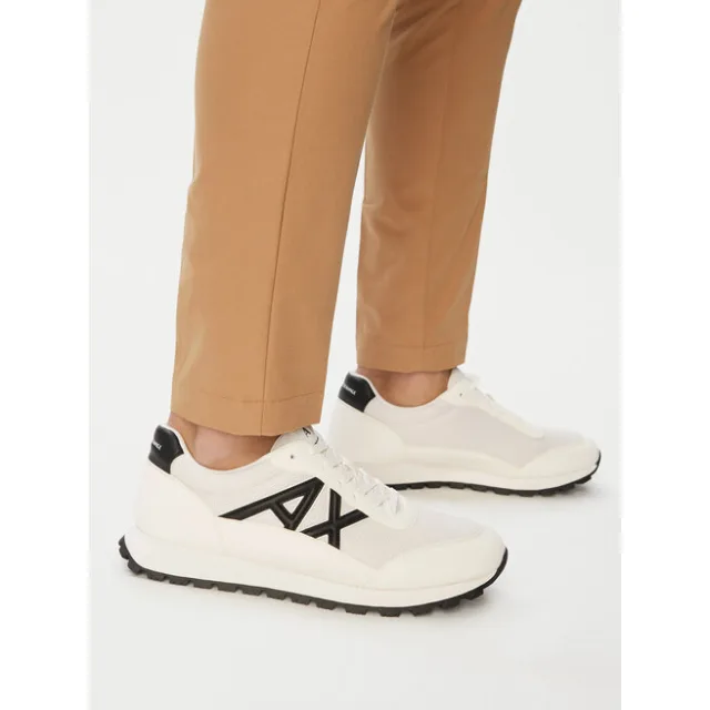 Sneakersy Armani Exchange XM001960 AF19388 M0017 Kremowy