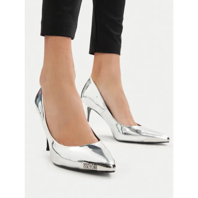 Szpilki Versace Jeans Couture 80VA3S50 ZS406 900 Srebrny
