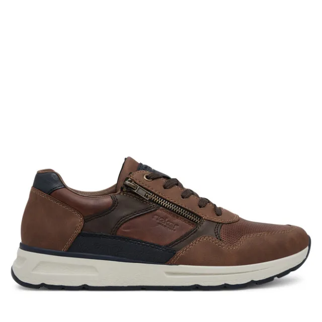 Sneakersy Rieker B0701-24 Brązowy