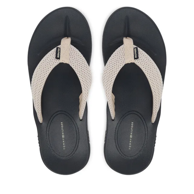 Japonki Tommy Hilfiger Molded Padded Hilfiger B Sandal FM0FM05901 Szary