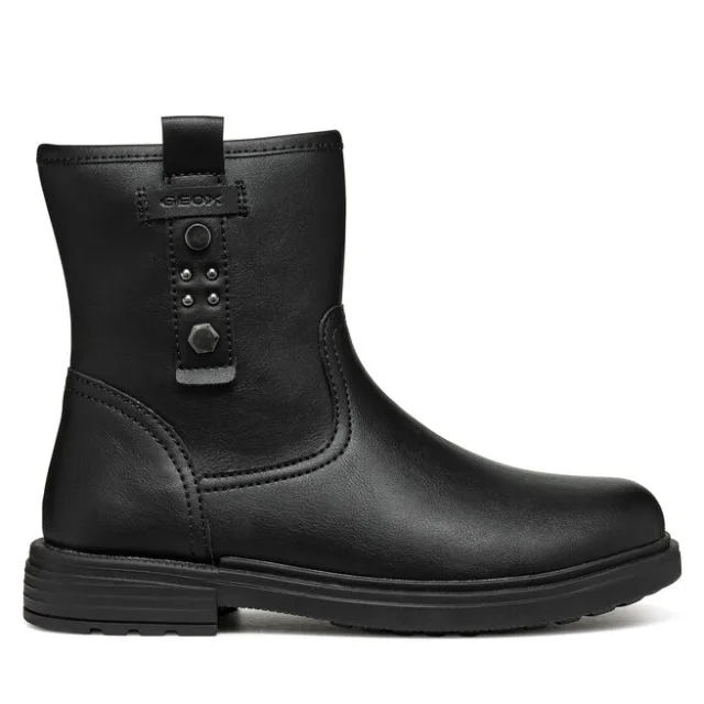 Kozaki Geox Jr Eclair J469QI 0009F C9999 M Czarny