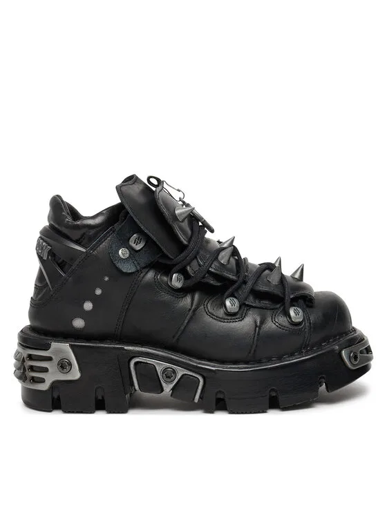 Sneakersy NEW ROCK M-110-S1 Czarny