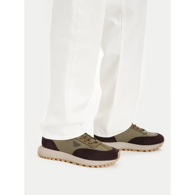 Sneakersy Emporio Armani EM003739 AF19724 MZ783 Zielony