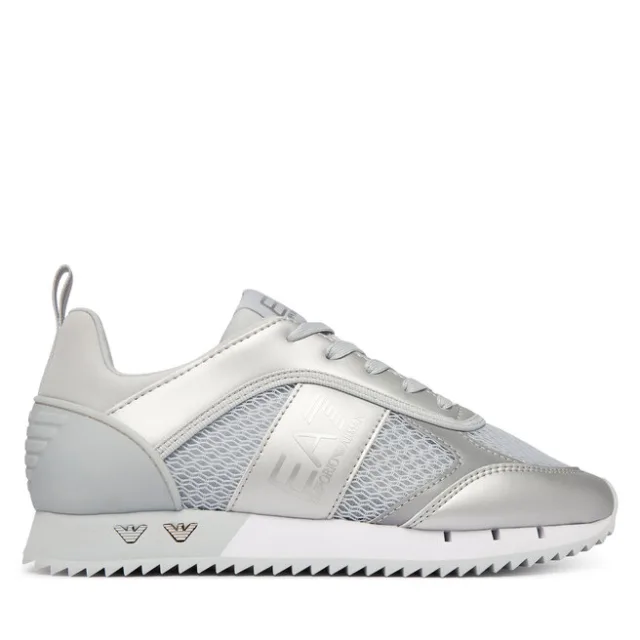 Sneakersy EA7 Emporio Armani 7X000334 AF18610 MZ586 Srebrny