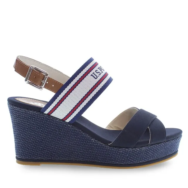 Sandały U.S. Polo Assn. Alyss ALYSSA010 Niebieski