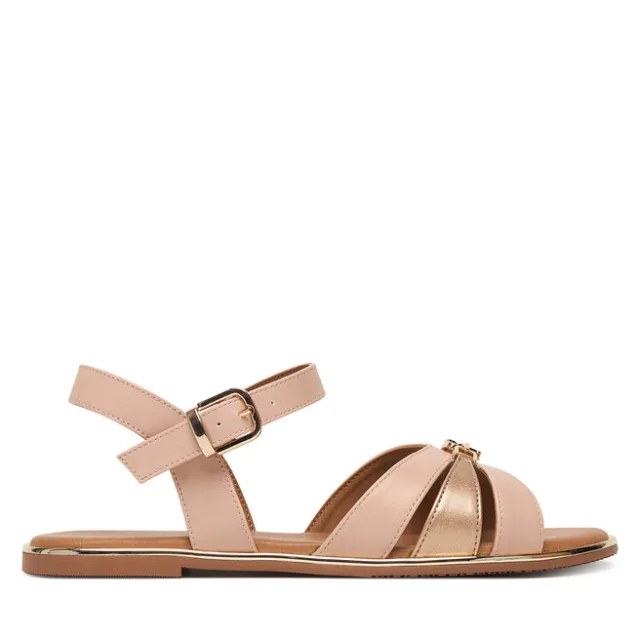 Sandały Tommy Hilfiger T3A2-34280-0326 D Różowy