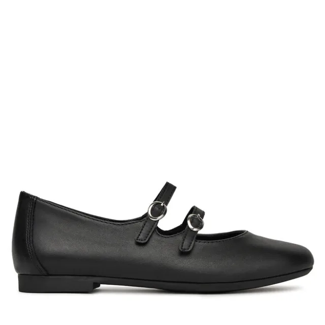 Baleriny Remonte D0K11-00 Czarny