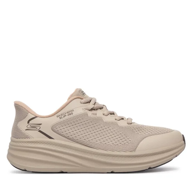 Sneakersy Skechers Bobs Skillz 118431 Beżowy jasny