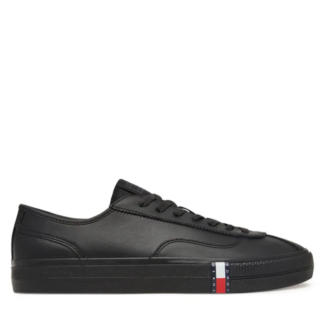 Sneakersy Tommy Jeans Archive Y2K Leather EM0EM01767 Czarny