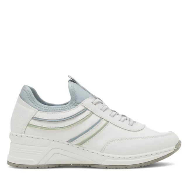 Sneakersy Rieker N4381-80 Biały
