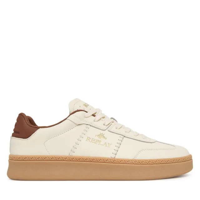 Sneakersy REPLAY GMZ8B.000.C0203L Kremowy
