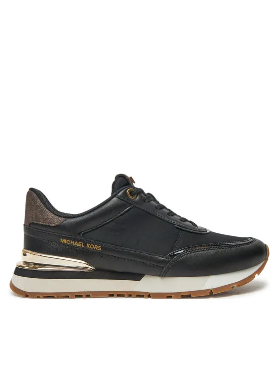 Sneakersy MICHAEL Michael Kors Nova Trainer 43R5NOFS1L Czarny
