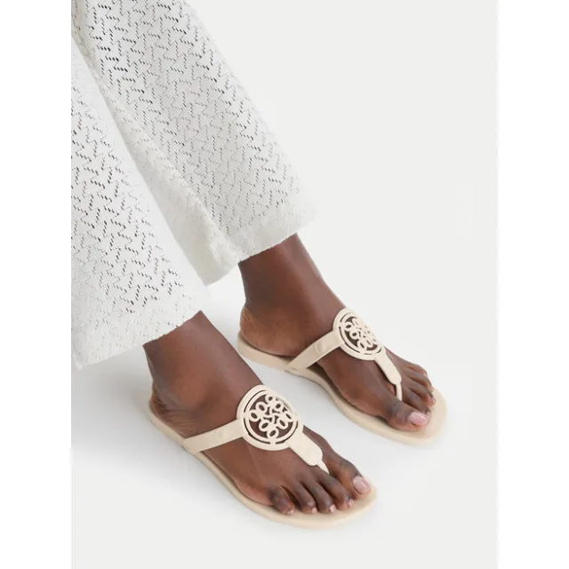 Japonki Nine West CEO-CT0906-1 Écru