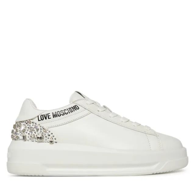 Sneakersy LOVE MOSCHINO JA15305G0NIAL10A Biały