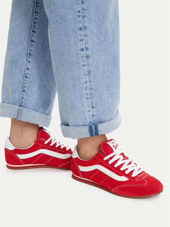 Vans Sneakersy Super Lowpro VN000D83IZQ1 Czerwony