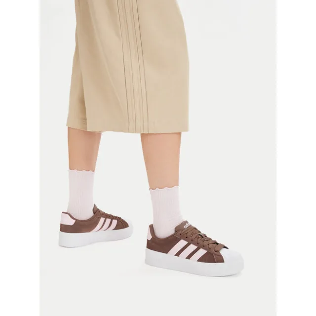 Sneakersy adidas Streettalk Bold Shoes KJ9946 Brązowy