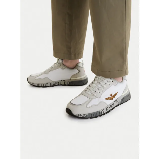 Sneakersy Aeronautica Militare 261SC0276UCT04327 Biały